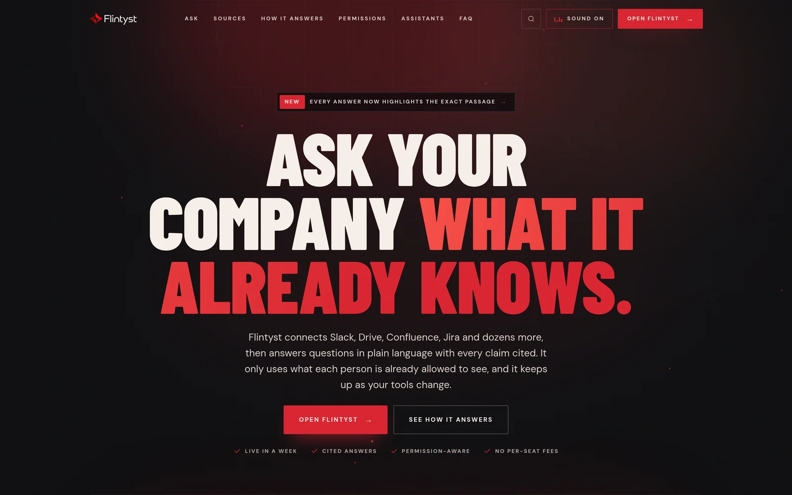 Flintyst website